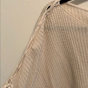 Wishlist Sweaters - Beige sweater with sleeve detail Wishlist Sweaters - Beige sweater with sleeve detail